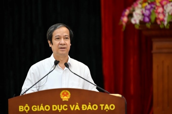 Bộ trưởng Nguyễn Kim Sơn: Lấy mục tiêu ưu tiên số 1 của giáo dục phổ thông là dạy người (ảnh TL).