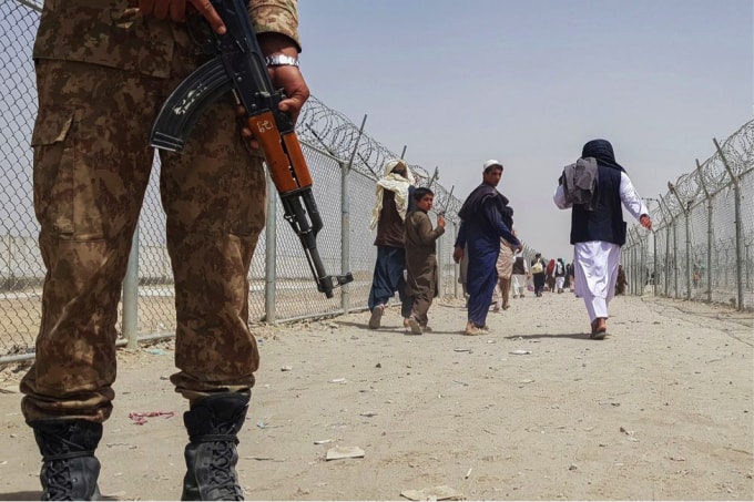 Một người lính Pakistan tại biên giới Afghanistan. (Nguồn: AFP).