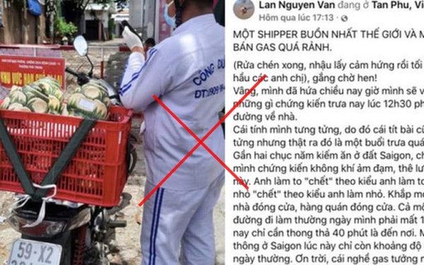 Hình ảnh giao tro cốt người mất lan truyền trên mạng xã hội sau một ngày đã nhận 2.900 lượt like, 1.300 lượt chia sẻ và gần 800 bình luận - Ảnh: Facebook Lan Nguyen Van