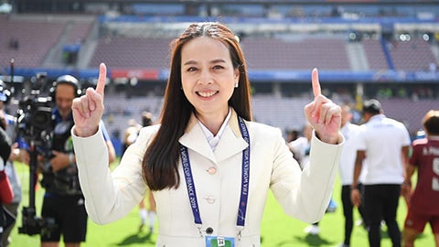 Bà Madame Pang được bổ nhiệm làm quản lý 2 đội tuyển Thái Lan. Ảnh: internet