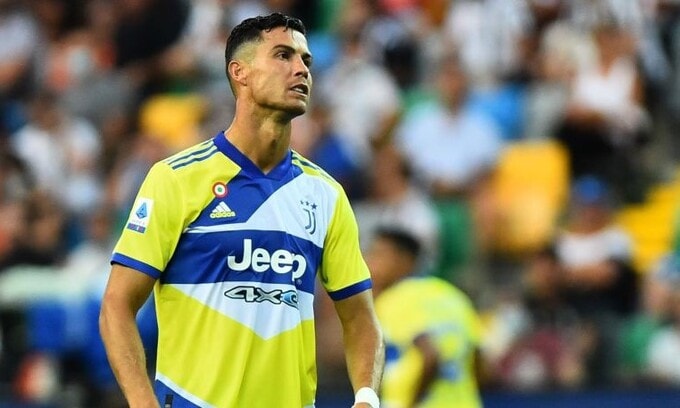 Siêu sao Ronaldo bị từ chối bàn thắng ở những phút cuối. Ảnh: Reuters