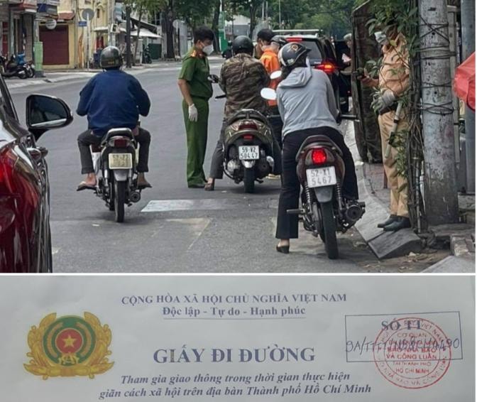 Qua chốt kiểm dịch cần phải có giấy đi đường theo quy định.