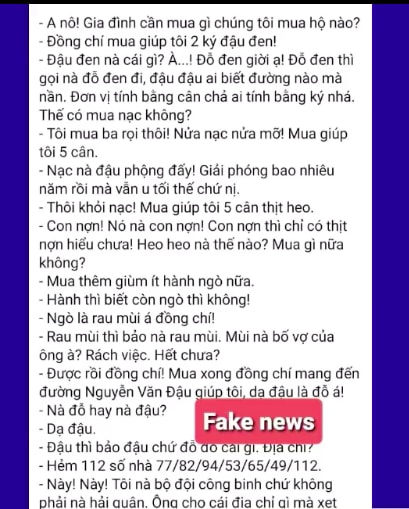 Thông tin giả được lan truyền trên mạng xã hội những ngày qua.