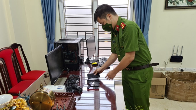 Tang vật trong vụ án.