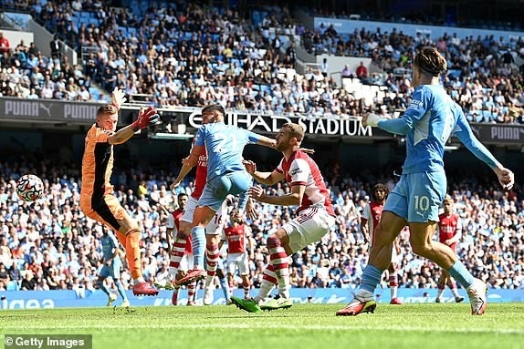 man city gianh chien thang 5 0 truoc arsenal o ngoai hang anh 2021 22 hinh 2