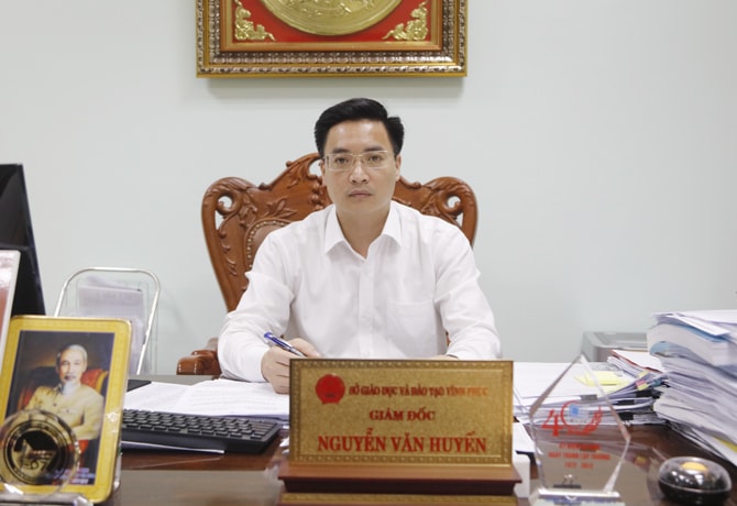 Ông Nguyễn Văn Huyến – Giám đốc Sở Giáo dục & Ðào tạo Vĩnh Phúc.