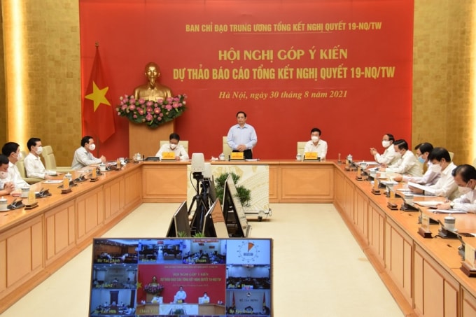 thu tuong pham minh chinh chu tri hoi nghi ve tiep tuc doi moi chinh sach phap luat ve dat dai hinh 1