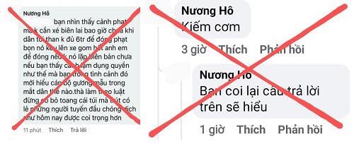 xu phat mot phu nu binh luan vu khong xuc pham uy tin cong an can tho hinh 1