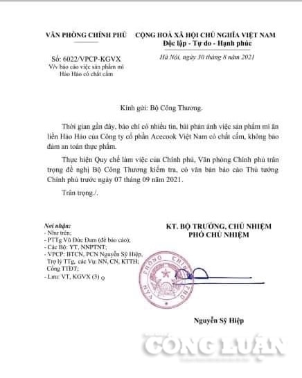 yeu cau bo cong thuong bao cao thu tuong vu mi an lien hao hao chua chat cam hinh 2