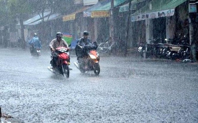 du bao thoi tiet 1 9 trung bo tay nguyen nam bo mua vua mua to vao chieu toi hinh 1