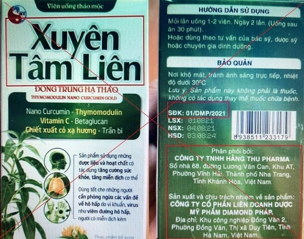 than duoc xuyen tam lien ho tro dieu tri covid 19 la san pham gia mao hinh 1