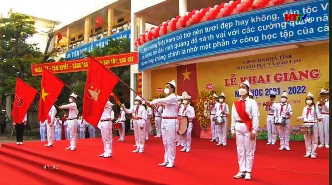 ha tinh khai giang nam hoc moi truc tiep tai duy nhat mot truong hoc hinh 3