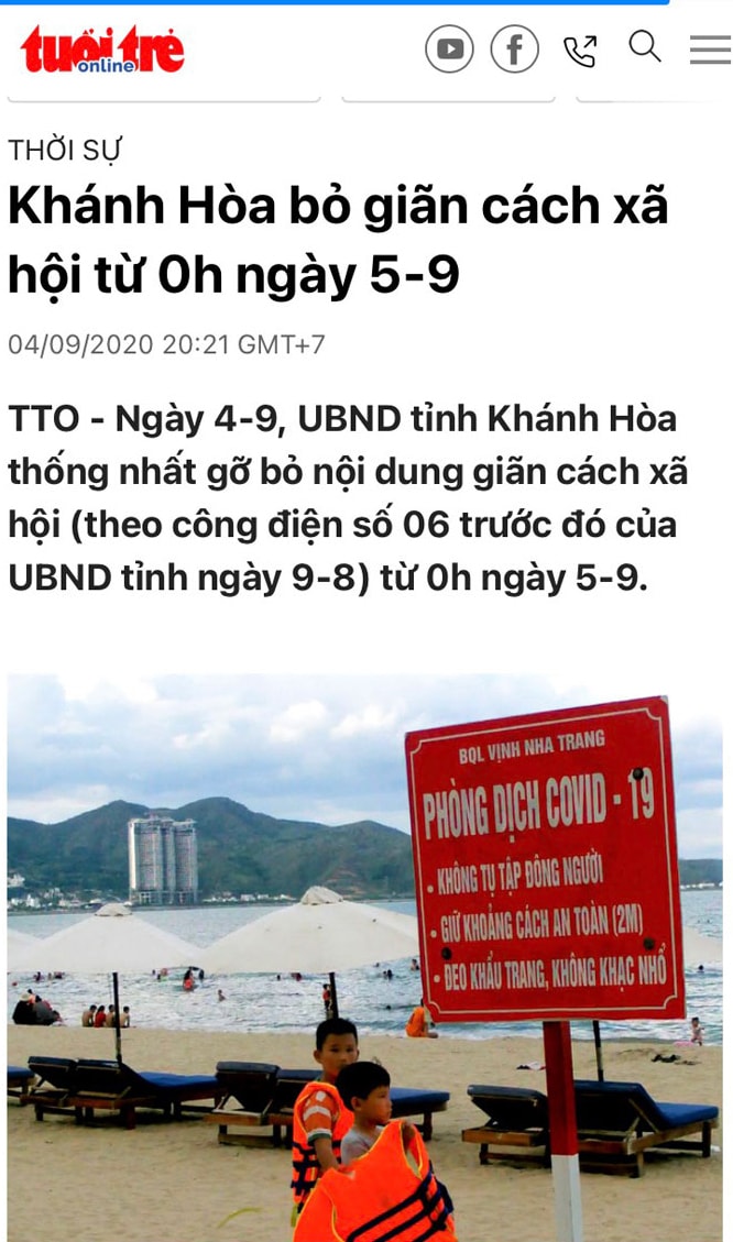 thong tin khanh hoa bo gian cach xa hoi tu 0h ngay 5 9 la sai su that hinh 1
