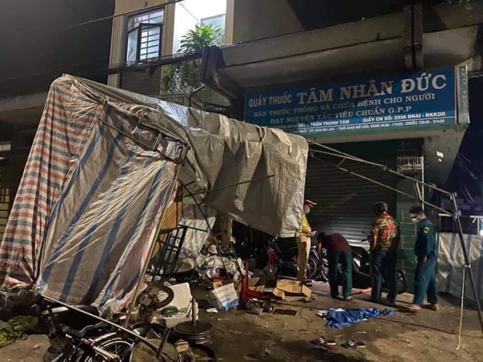 xe tai lao vao chot kiem soat dich benh tai dong nai hinh 1