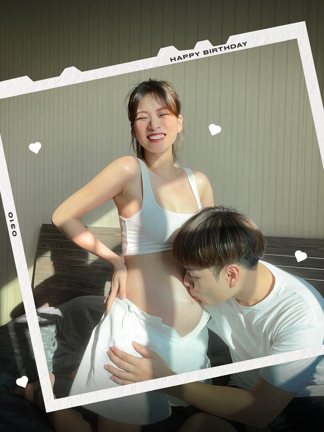 hotgirl mai anh va ca si jay kii thong bao co con dau long hinh 1