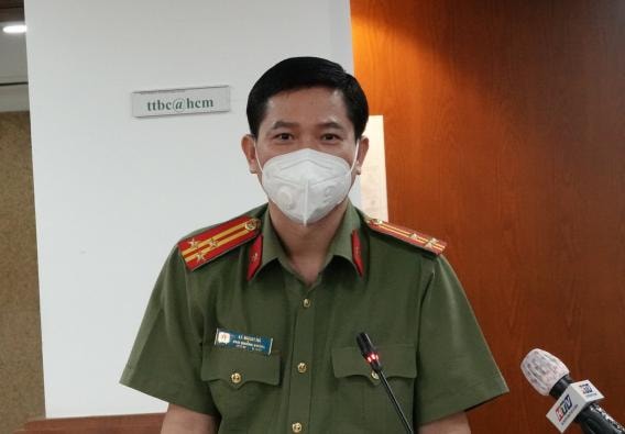 cong an tp hcm thong tin ve viec ap dung the xanh the vang hinh 1