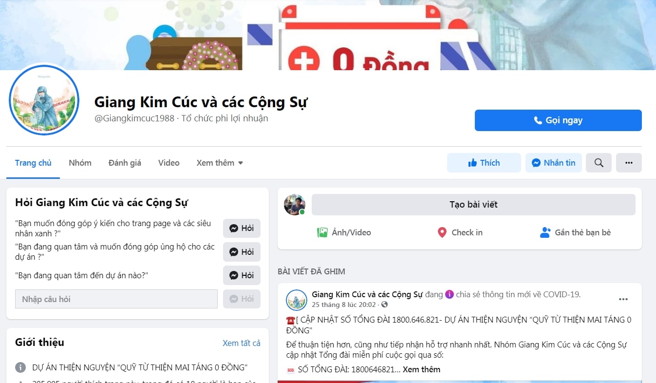 xu phat 10 trieu dong chu su dung trang fanpage mang xa hoi facebook giang kim cuc va cac cong su hinh 1