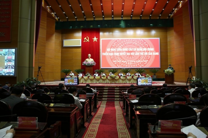 tong bi thu nguyen phu trong chu tri hoi nghi toan quoc cac co quan noi chinh hinh 1