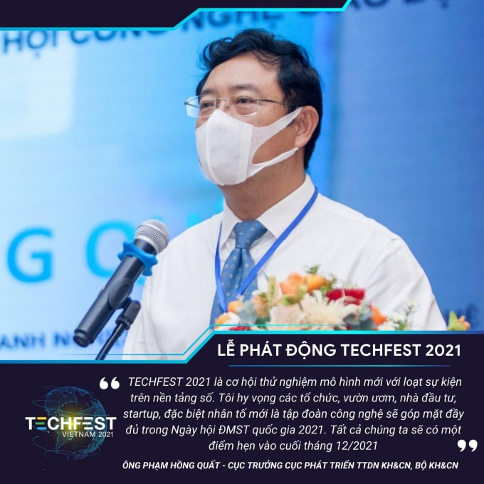 bo khcn le phat dong ngay hoi khoi nghiep doi moi sang tao quoc gia techfest viet nam 2021 hinh 3