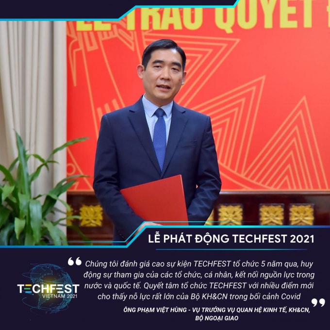 bo khcn le phat dong ngay hoi khoi nghiep doi moi sang tao quoc gia techfest viet nam 2021 hinh 4