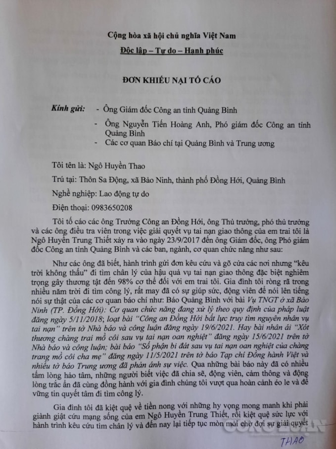 vu tngt tai dong hoi co quan csdt cong an tp dong hoi co dau hieu vi pham to tung nghiem trong hinh 5