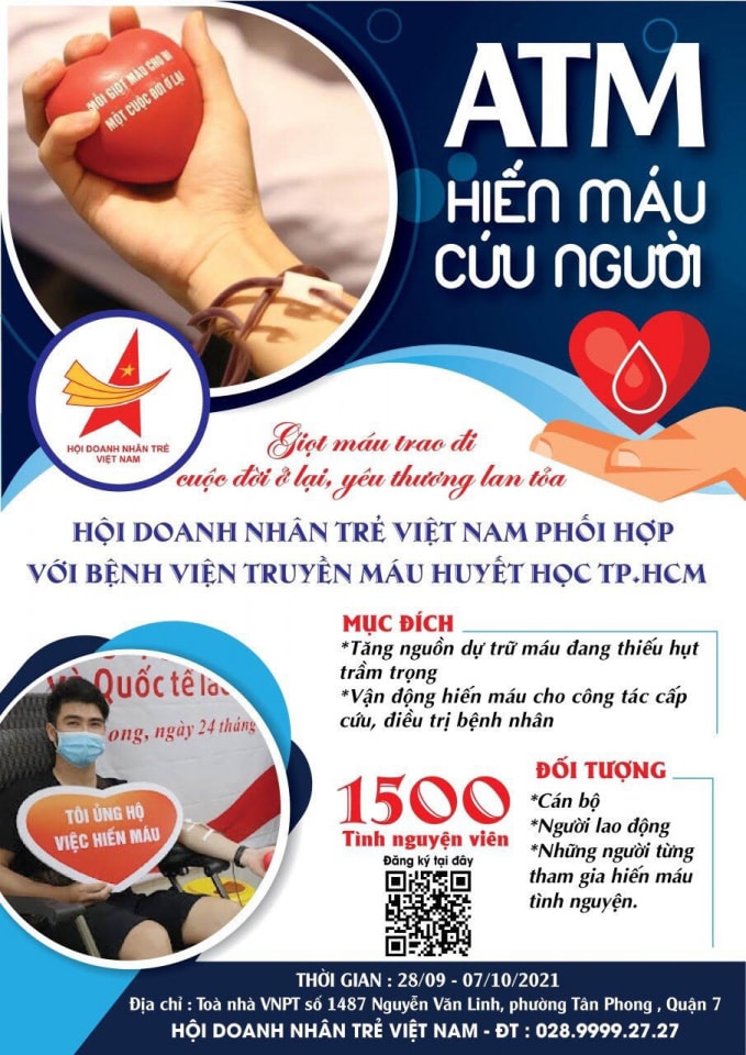 hoi doanh nhan tre viet nam trien khai chuong trinh atm hien mau cuu nguoi hinh 1