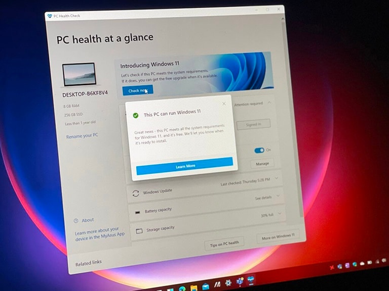 ung dung pc health check da duoc microsoft khoi phuc hinh 1