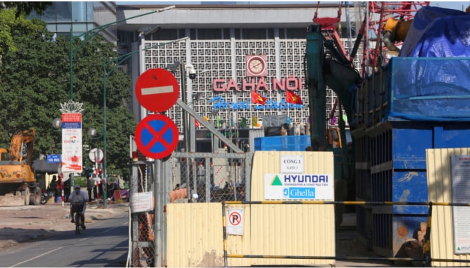 ha noi ly giai viec nha thau dung thi cong ga ngam s12 tuyen metro nhon ga ha noi hinh 1