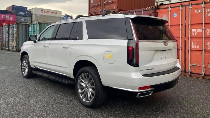 xe sang cadillac escalade esv 2021 mau trang dau tien ve viet nam hinh 7