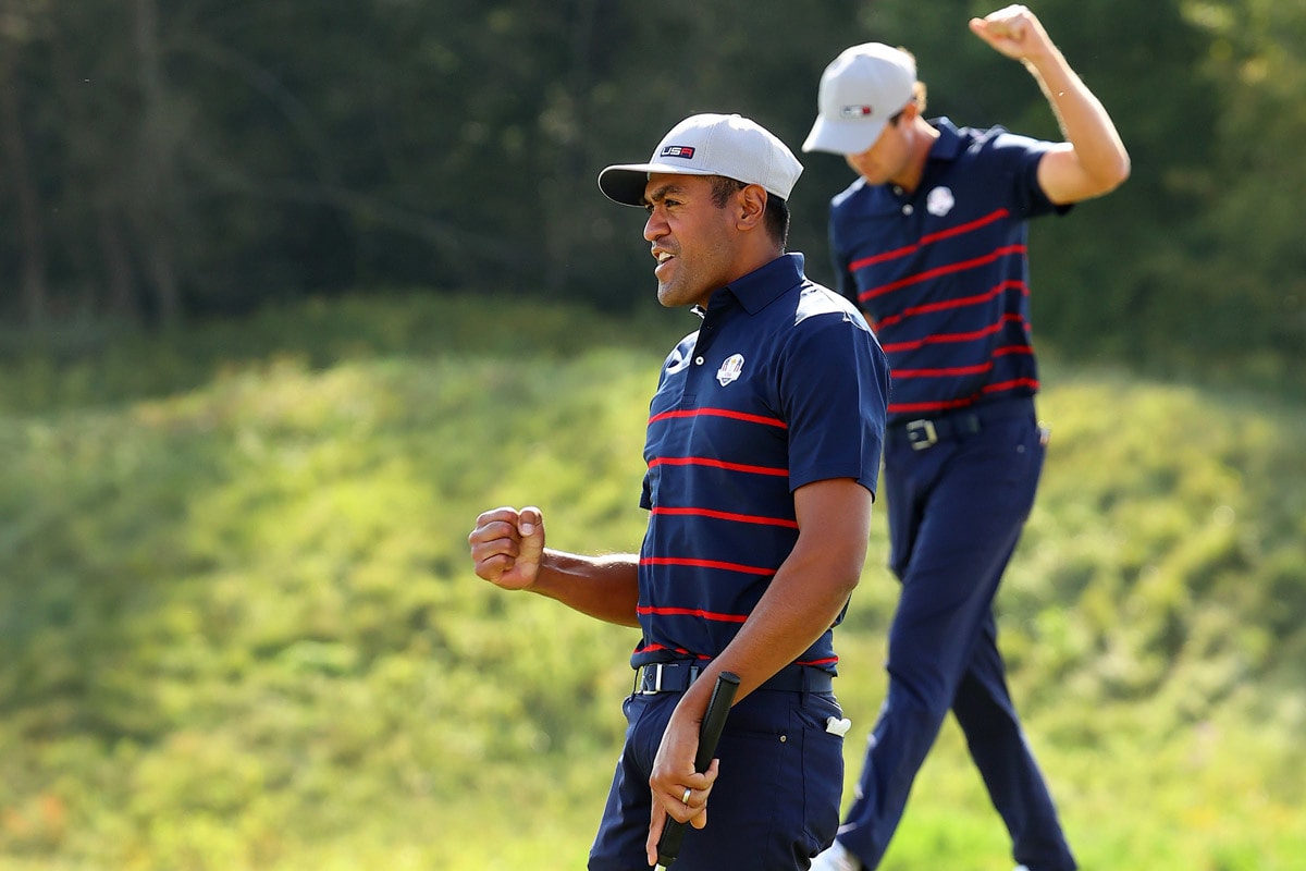 golfer my dan truoc chau au 6 2 sau ngay dau tai ryder cup 2020 hinh 2