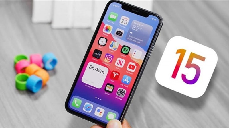 iphone cap nhat ios 15 gap su co am thanh la hinh 2