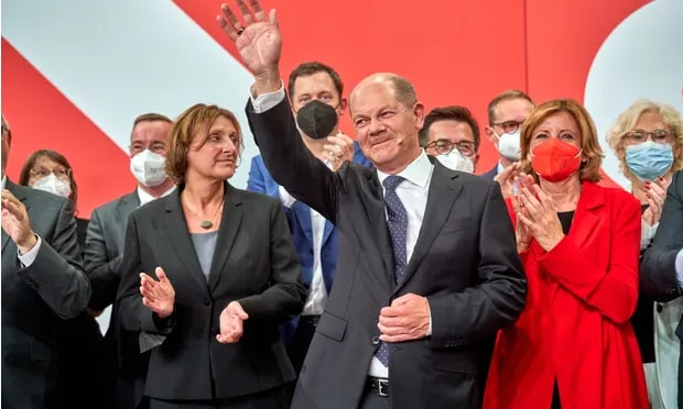 thu tuong merkel chuc mung olaf scholz ve thanh cong cua cuoc bau cu hinh 1