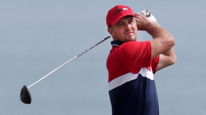 tay golf bryson dechambeau lot vao vong 3 cuoc thi phat bong xa nhat the gioi hinh 1