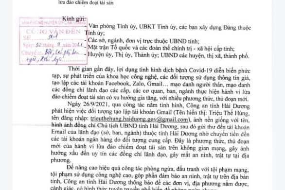 dieu tra gia danh chu tich ubnd tinh hai duong lua tien lanh dao so nganh hinh 1