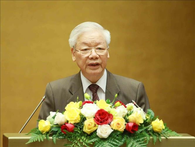 tong bi thu nguyen phu trong chu tri khai mac hoi nghi trung uong 4 hinh 1