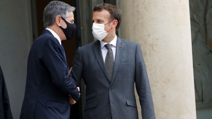 ong macron hoi dam voi blinken lan dau tien sau cuoc khung hoang tau ngam hinh 2