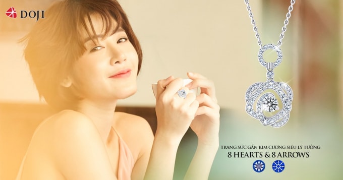 trang suc kim cuong doji tao dau an rieng cho nang toa sang hinh 1