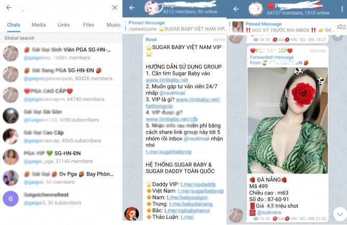 o te nan tren telegram can su vao cuoc dieu tra cua co quan chuc nang hinh 1