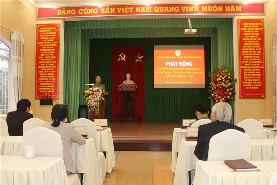 lam dong to chuc giai bao chi ve phong trao cong nhan cong doan hinh 1