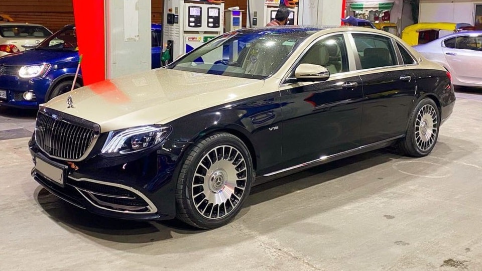 mercedes e class bien thanh xe maybach nho bo bodykit 1500 usd hinh 1