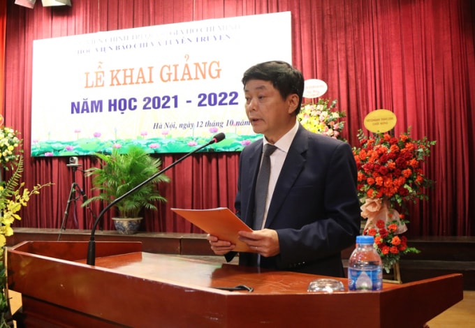 hoc vien bao chi va tuyen truyen long trong to chuc le khai giang nam hoc moi 2021 2022 hinh 3