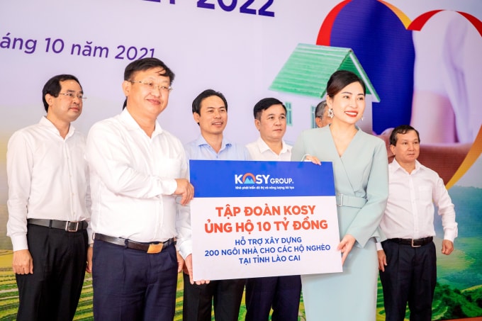 tap doan kosy ung ho 10 ty dong xay dung 200 ngoi nha cho ho ngheo tai lao cai hinh 1