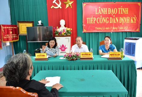 thua thien hue giai trinh viec chu tich ubnd tinh 18 thang khong tiep dan hinh 1