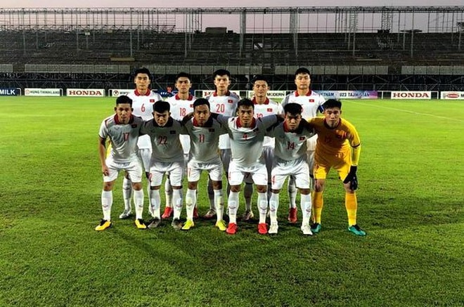 tuyen u22 viet nam hoa 1 1 tajikistan truoc them vong loai chau a hinh 1