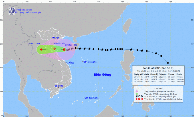bao so 8 di vao vung bien ven bo tu nam dinh ha tinh va gay mua lon tren dien rong hinh 1