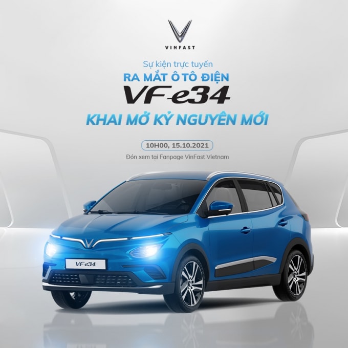 dem nguoc cho don su kien ra mat chinh thuc vinfast vf e34 mau o to dien dau tien cua viet nam hinh 1