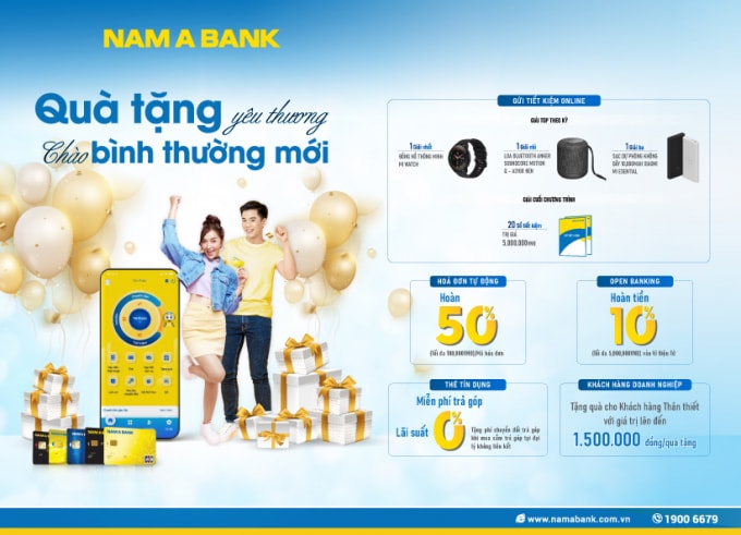 nam a bank trien khai mua uu dai chao binh thuong moi hinh 1
