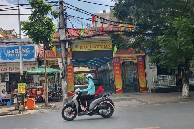 khoi to vu an lien quan den sai pham thu chi tai truong thcs ngo quyen hinh 1