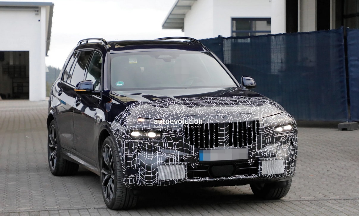 lo dien hinh anh bmw x7 facelift phien ban thu nghiem hinh 2