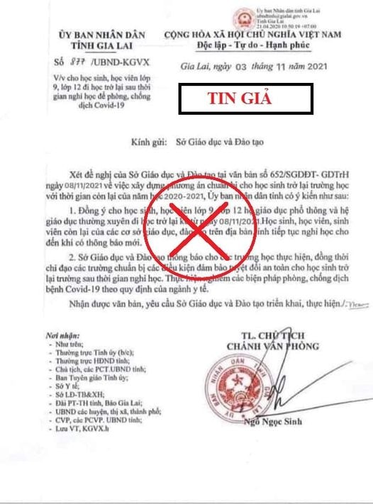 xuat hien van ban gia mao chi dao cua ubnd tinh gia lai dang tren mang xa hoi hinh 1